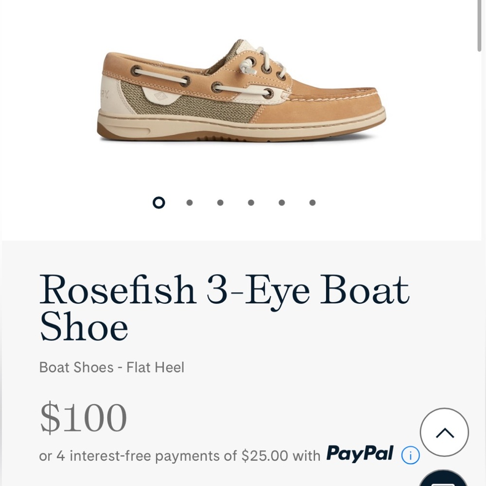 Sperry Women’s Rosefish Boat Shoe Size 8.5 GUC